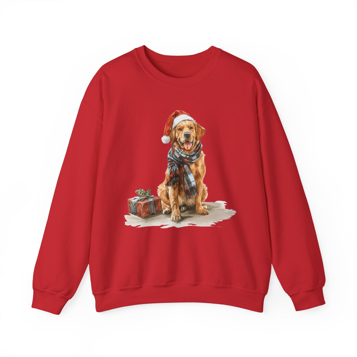 Golden Retriever Christmas Sweatshirt | Festive Dog Gift