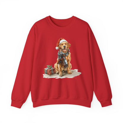Golden Retriever Christmas Sweatshirt | Festive Dog Gift