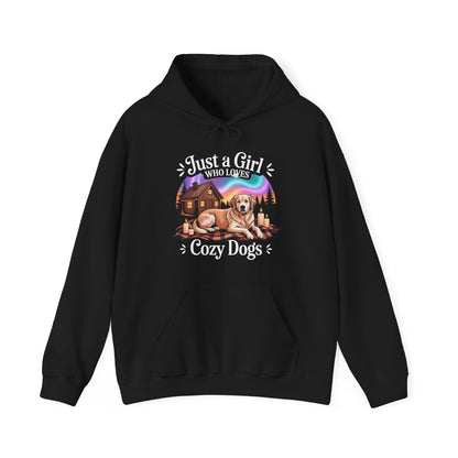 Girl Who Loves Cozy Dogs Hoodie | Cabin Life Sweater