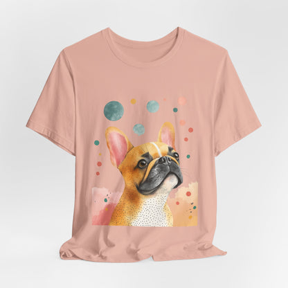 Playful Frenchie Vibes – Unisex T-Shirt
