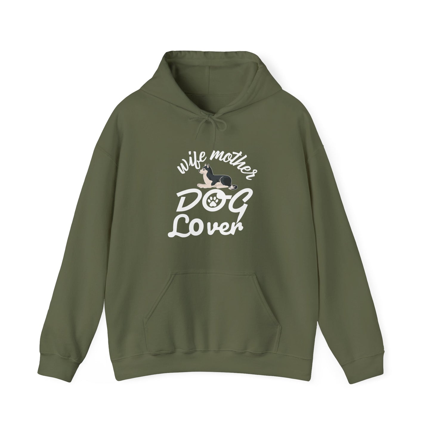 Wife Mother Dog Lover Hoodie | Woman's Dog Mom Life