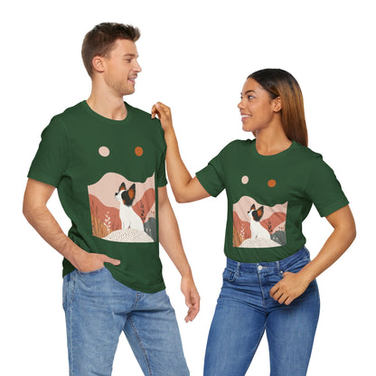 Papillon Spirit – Unisex Artistic Dog T-Shirt