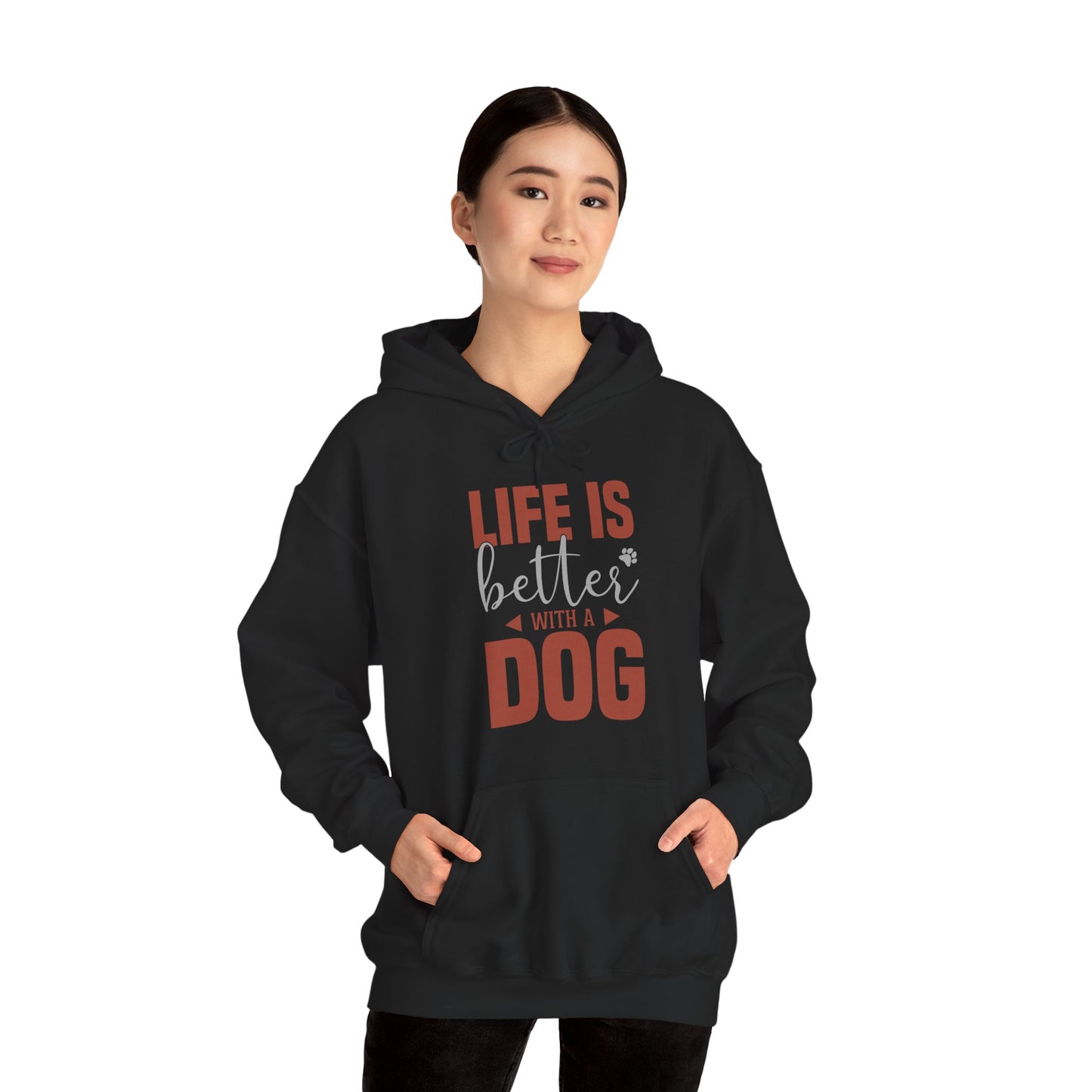 “Life Is Better With a Dog” Unisex Hoodie