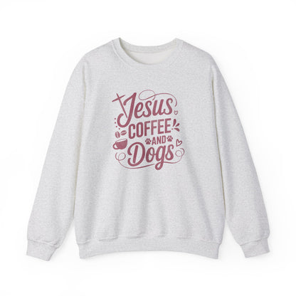 Jesus, Coffee, and Dogs Unisex Sweatshirt