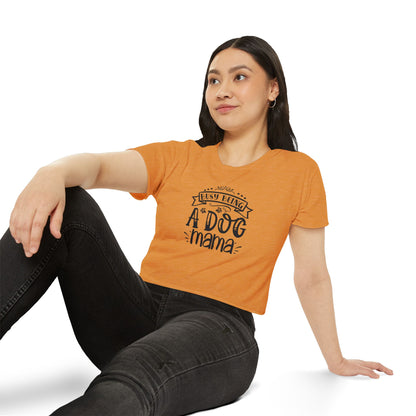 Busy Being a Dog Mama - Crop Top Tee
