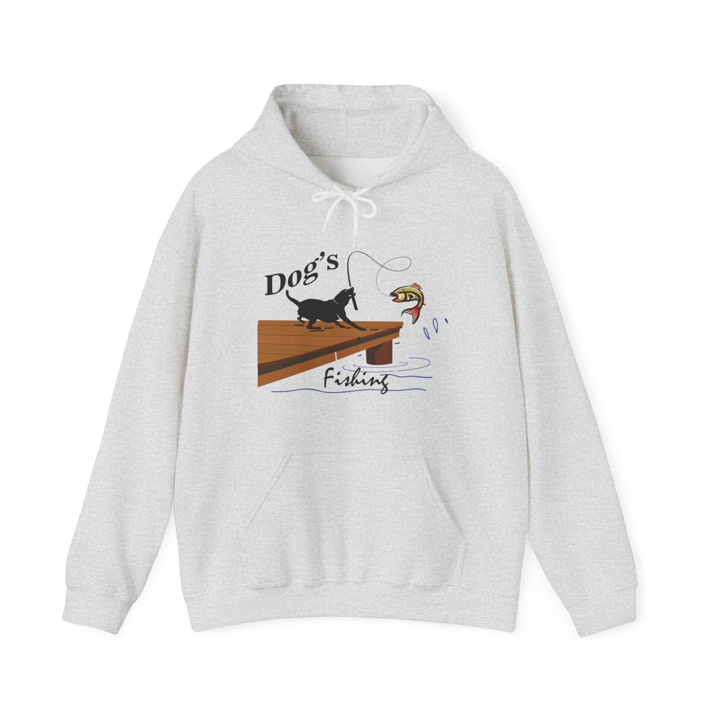 Dog's Fishing Adventure Unisex Hoodie