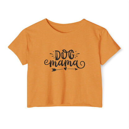 Dog Mama Crop Top – Cute Pet Lover Graphic Tee