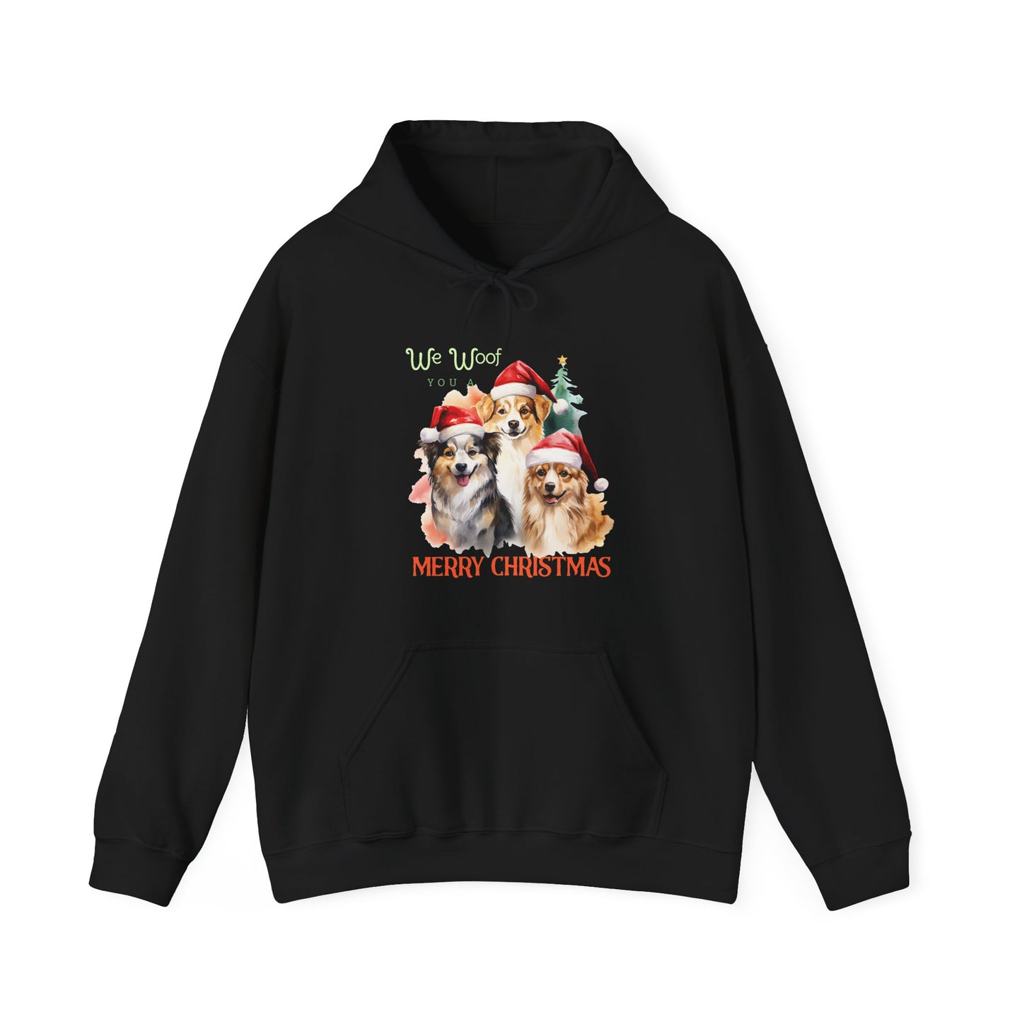We Woof You Merry Christmas Hoodie 🎄🐾