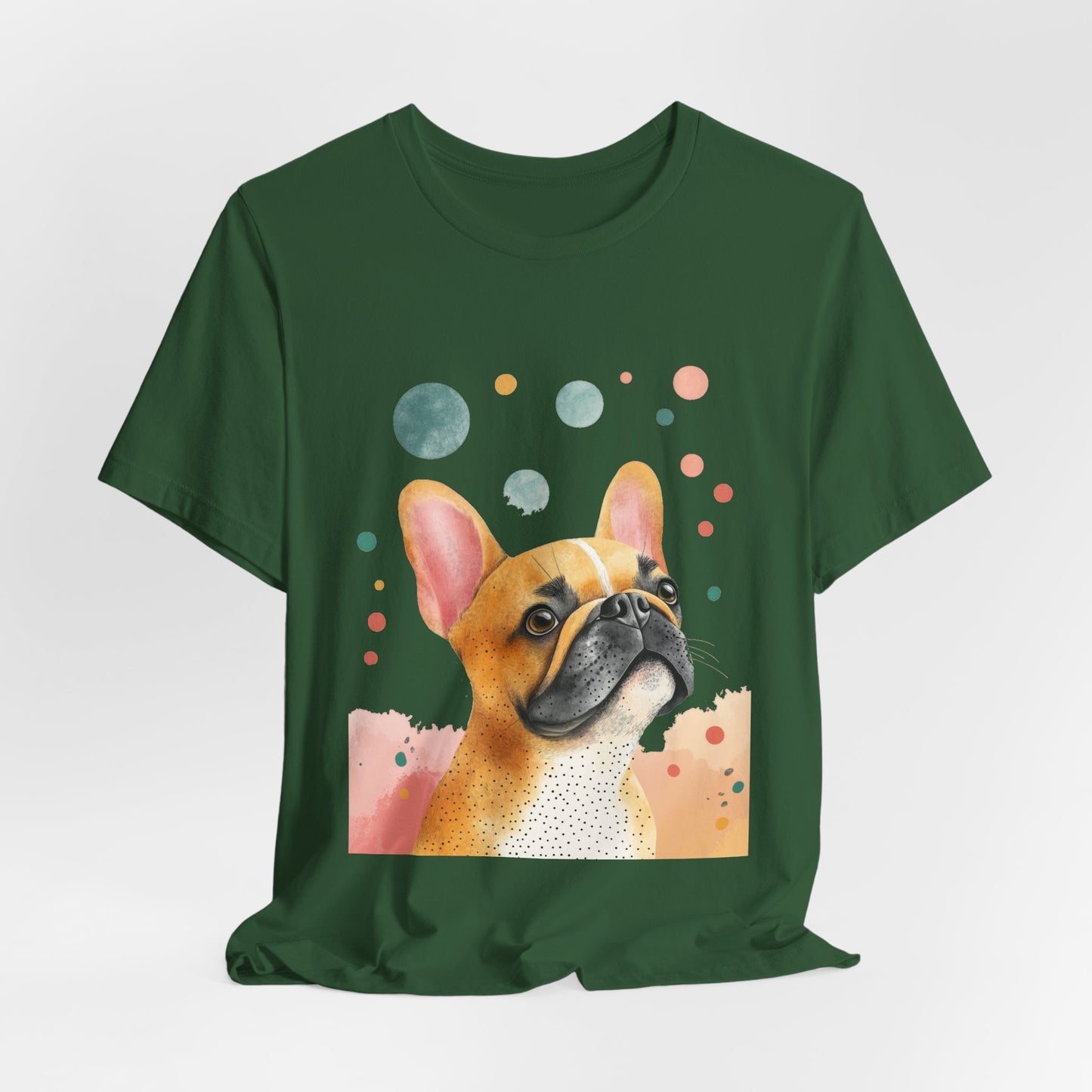 Playful Frenchie Vibes – Unisex T-Shirt