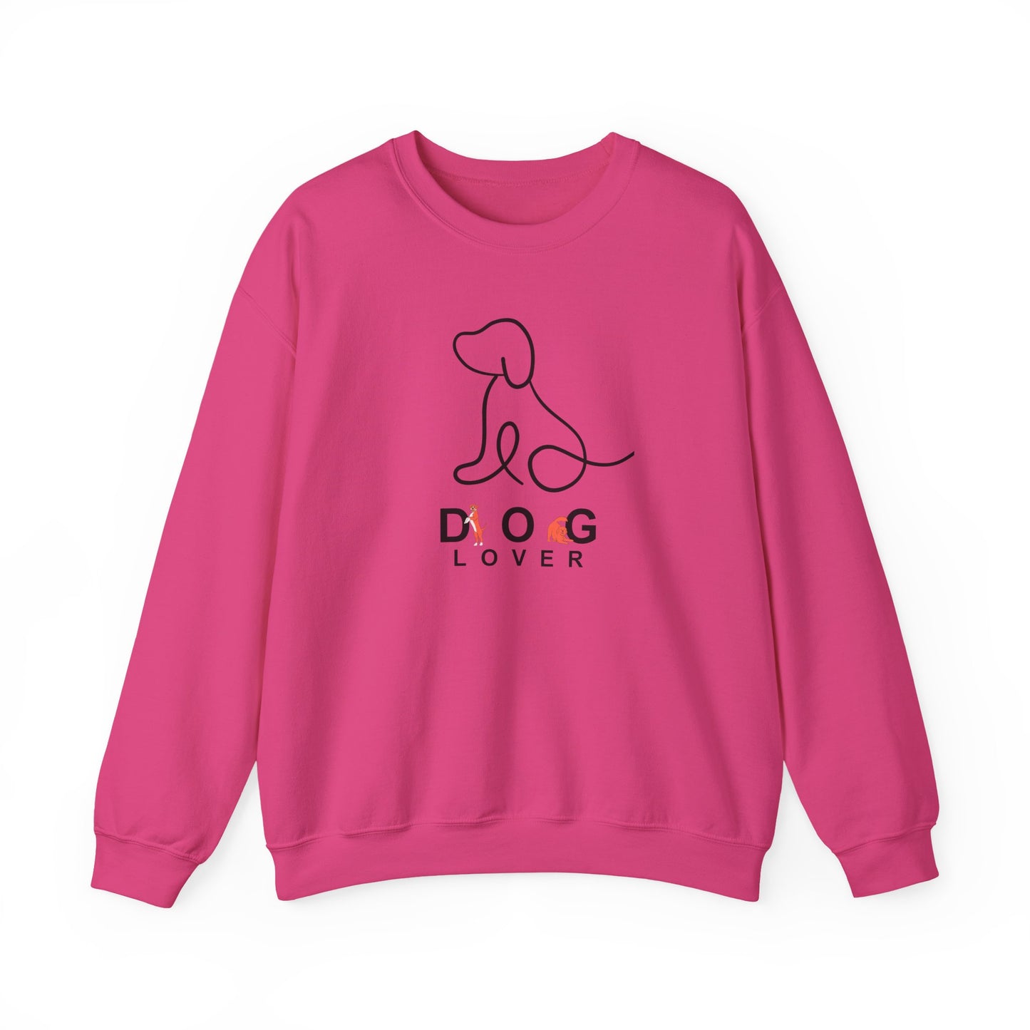 Minimalist One-Line "Dog Lover" Sweatshirt