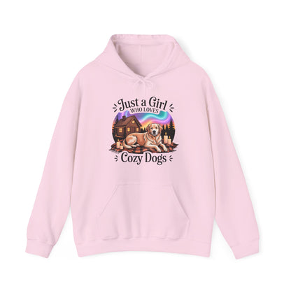 Girl Who Loves Cozy Dogs Hoodie | Cabin Life Sweater