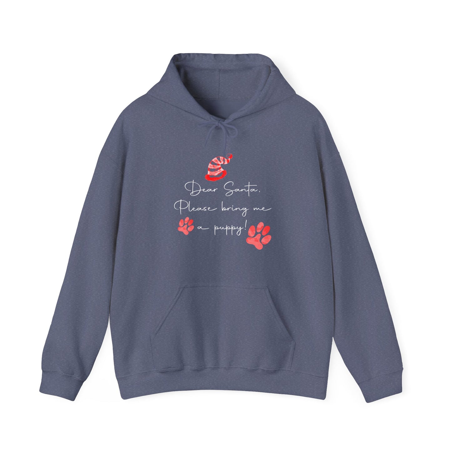 Dear Santa, Bring Me a Puppy - Christmas Hoodie