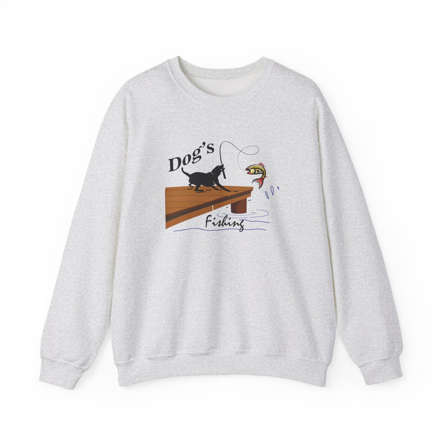 Dog's Fishing Trip Unisex Sweatshirt