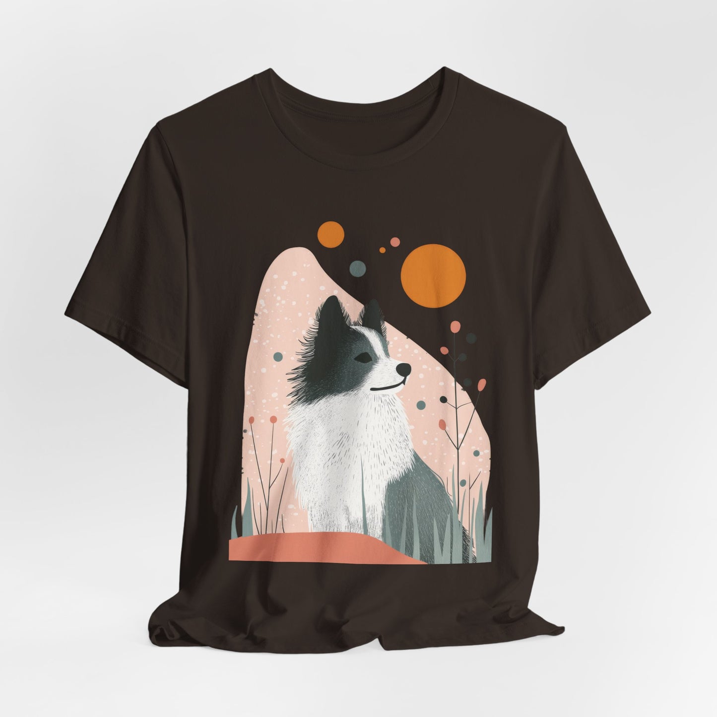 Keeshond Charm – Unisex Artistic Dog T-Shirt