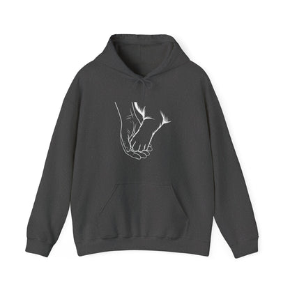 Holding Paws Forever Hoodie | Dog-Human Bond Gift