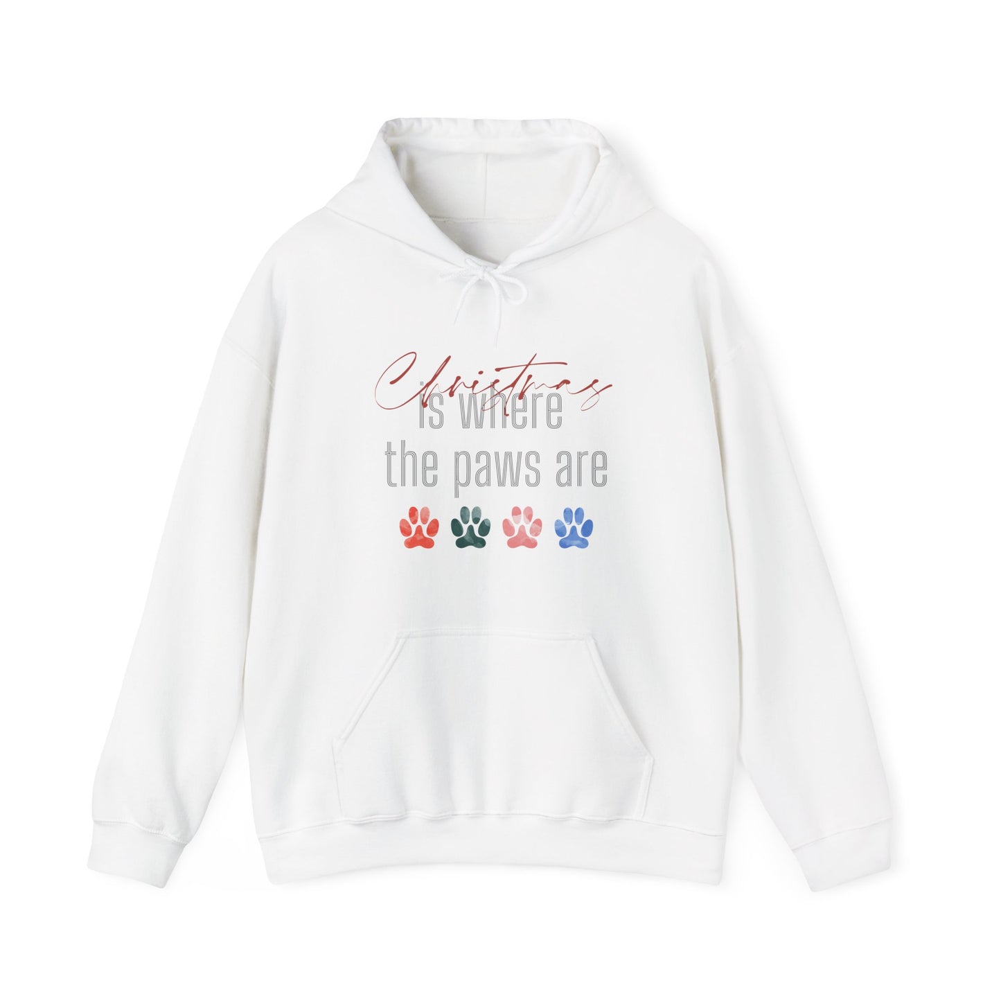 Christmas Is Where The Paws Are Hoodie