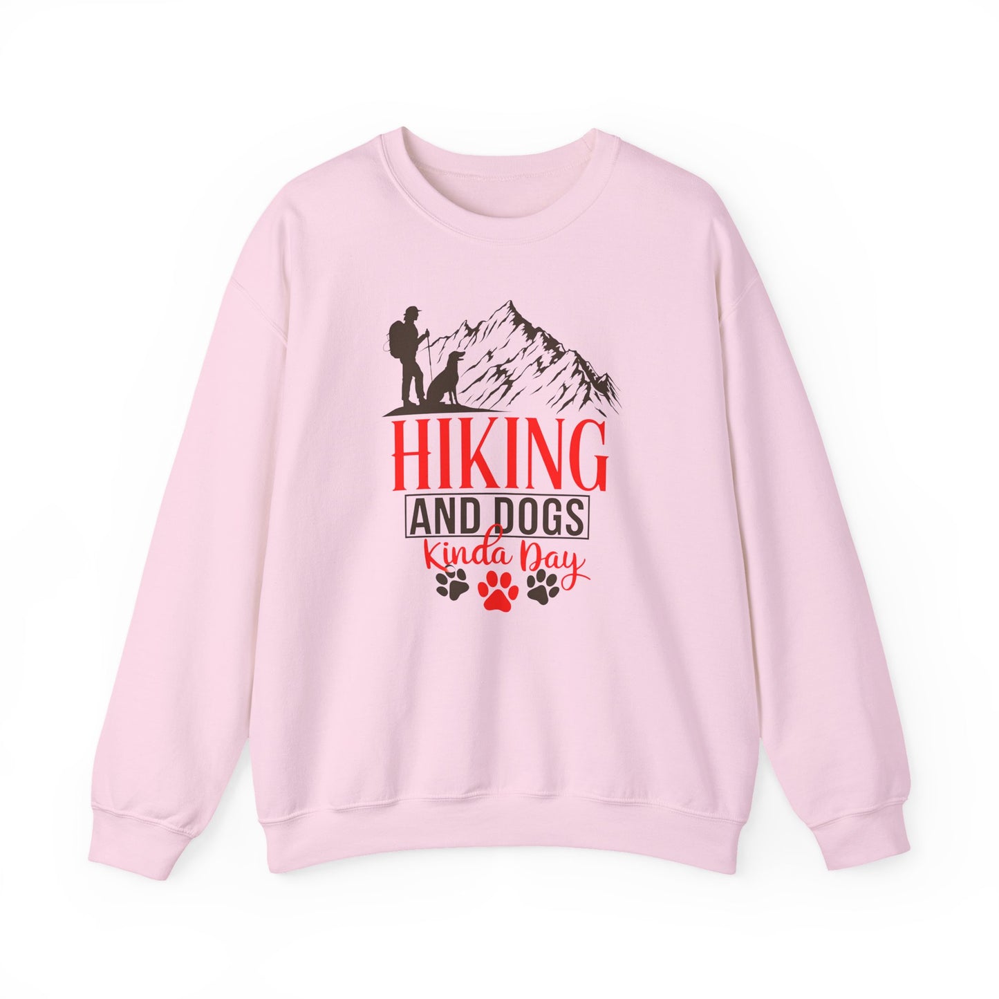 Hiking and Dogs Kinda Day Unisex Sweatshirt