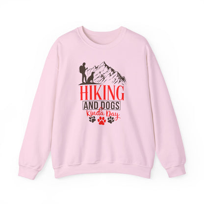 Hiking and Dogs Kinda Day Unisex Sweatshirt