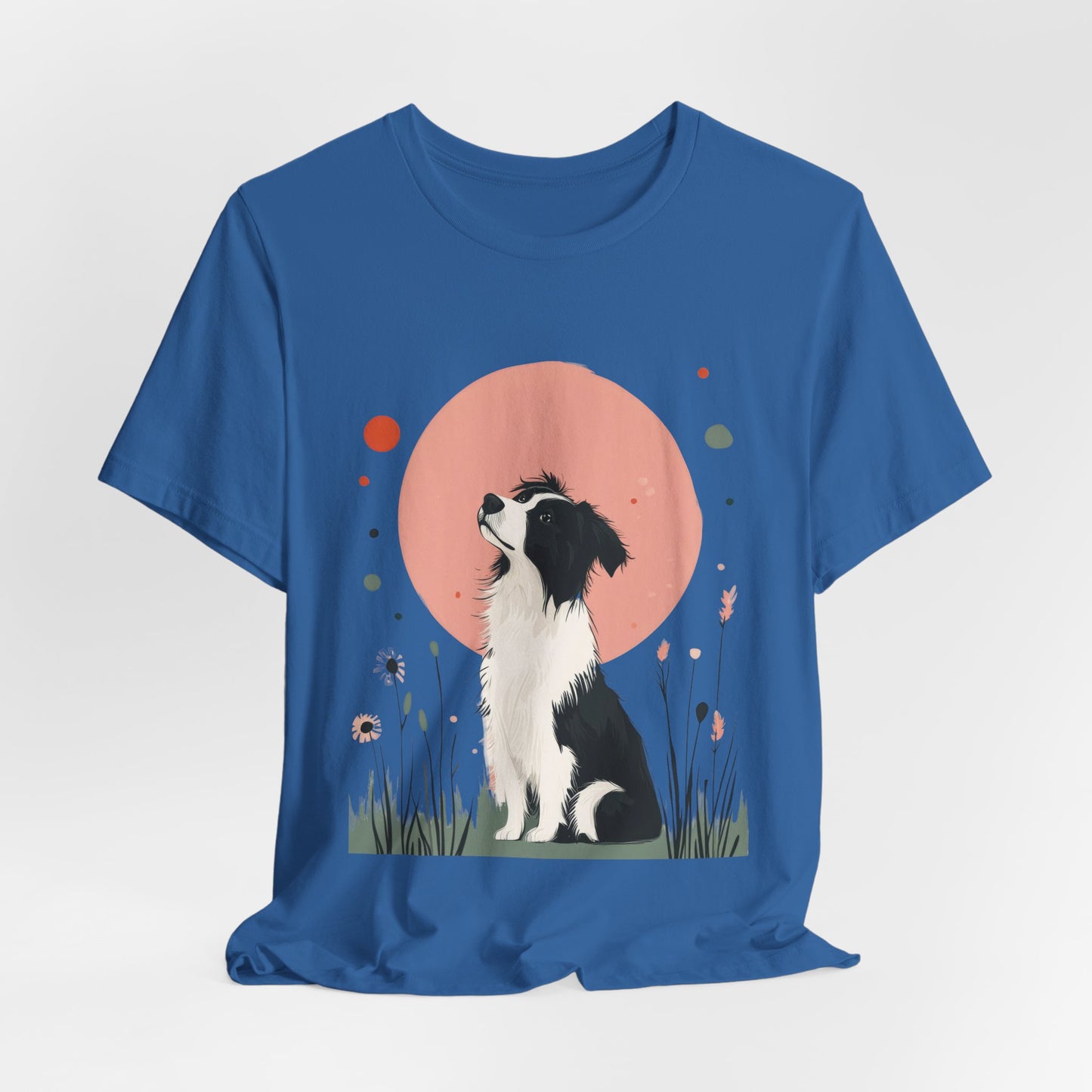 Dreamy Australian Shepherd Minimalist Unisex Tee