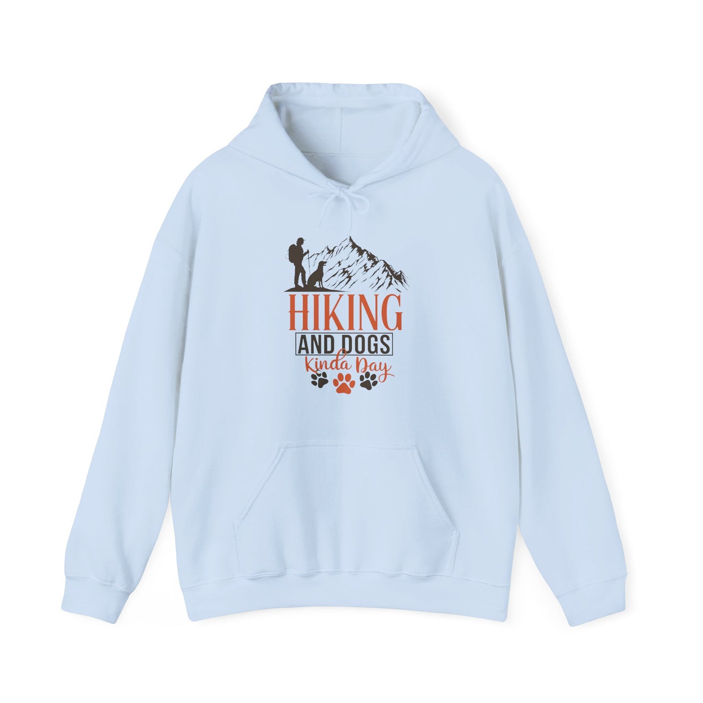 Hiking and Dogs Kinda Day Unisex Hoodie