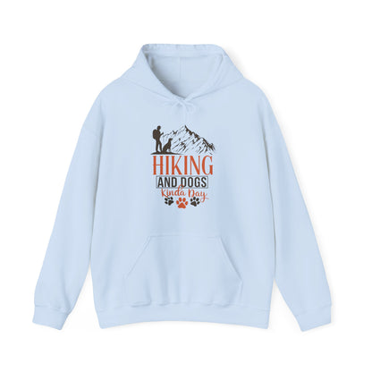 Hiking and Dogs Kinda Day Unisex Hoodie