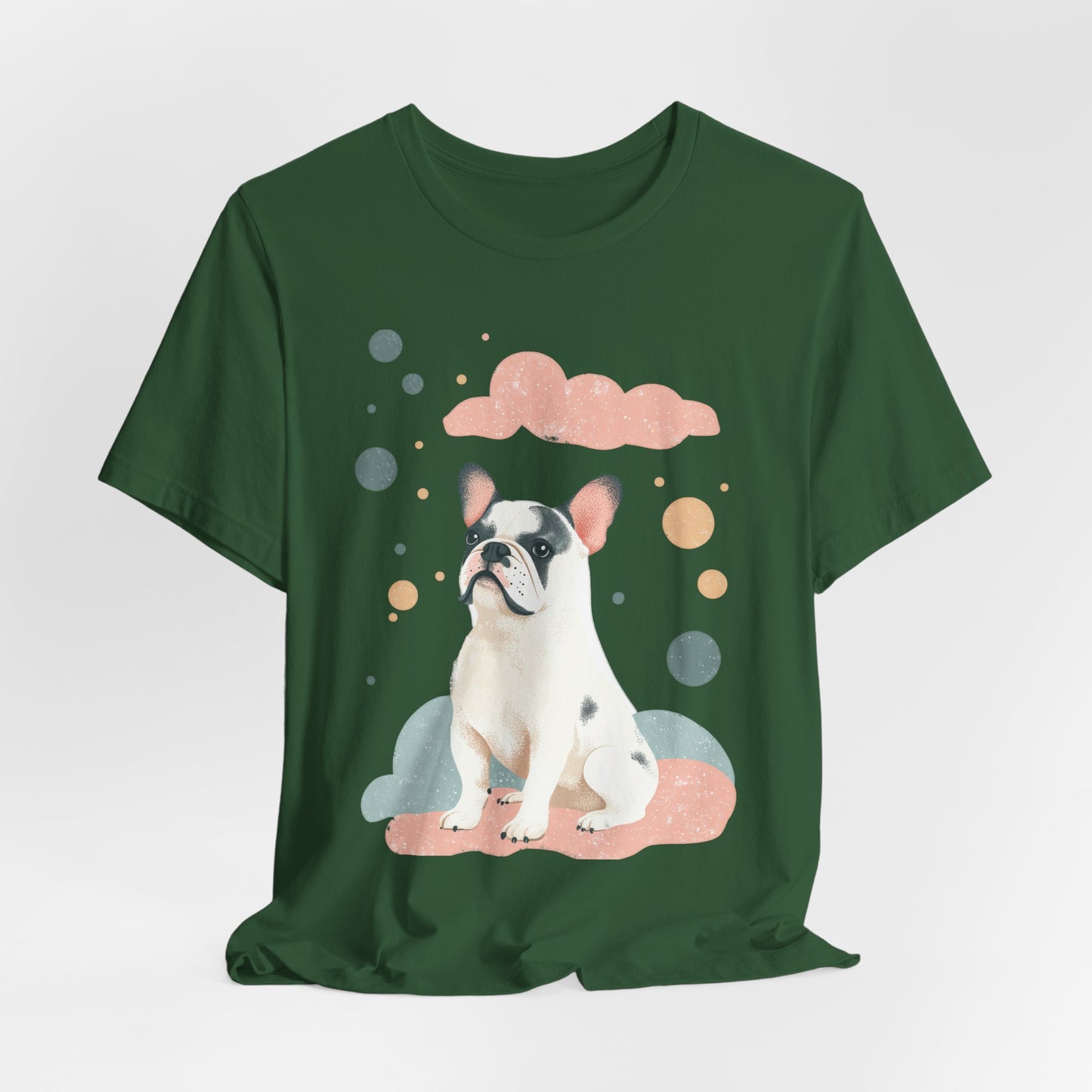 Dreamy Bulldog Skies – Unisex T-Shirt