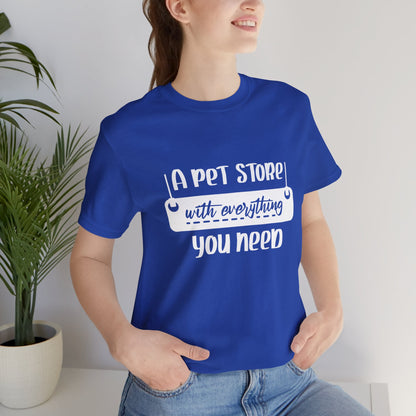 "Pet Lover Unisex T-Shirt – Funny Pet Store Graphic Tee"