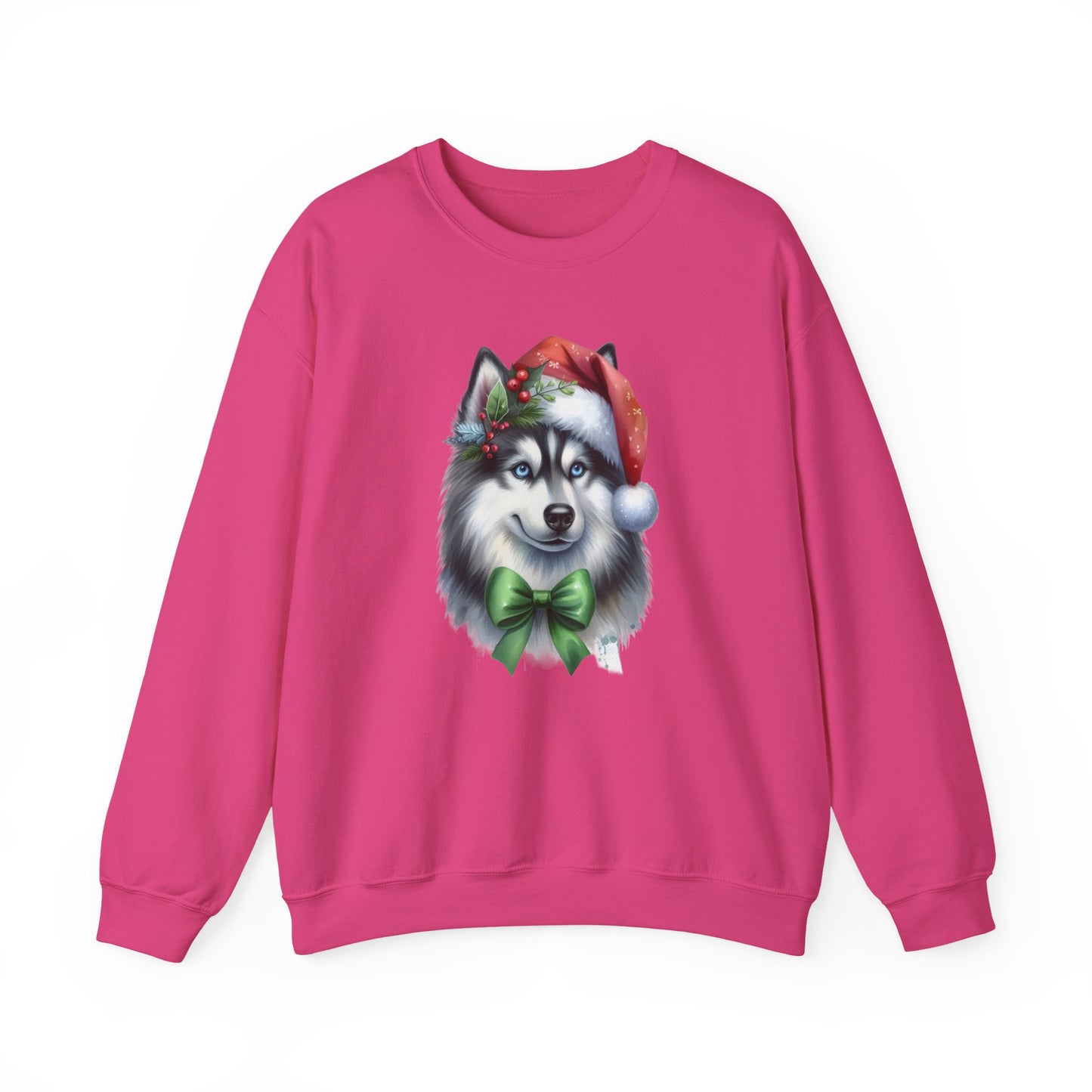 Husky Santa Sweatshirt | Festive Christmas Dog Sweater