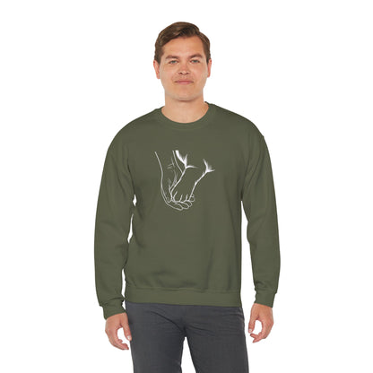 Holding Paws Forever Hoodie | Dog-Human Bond Gift