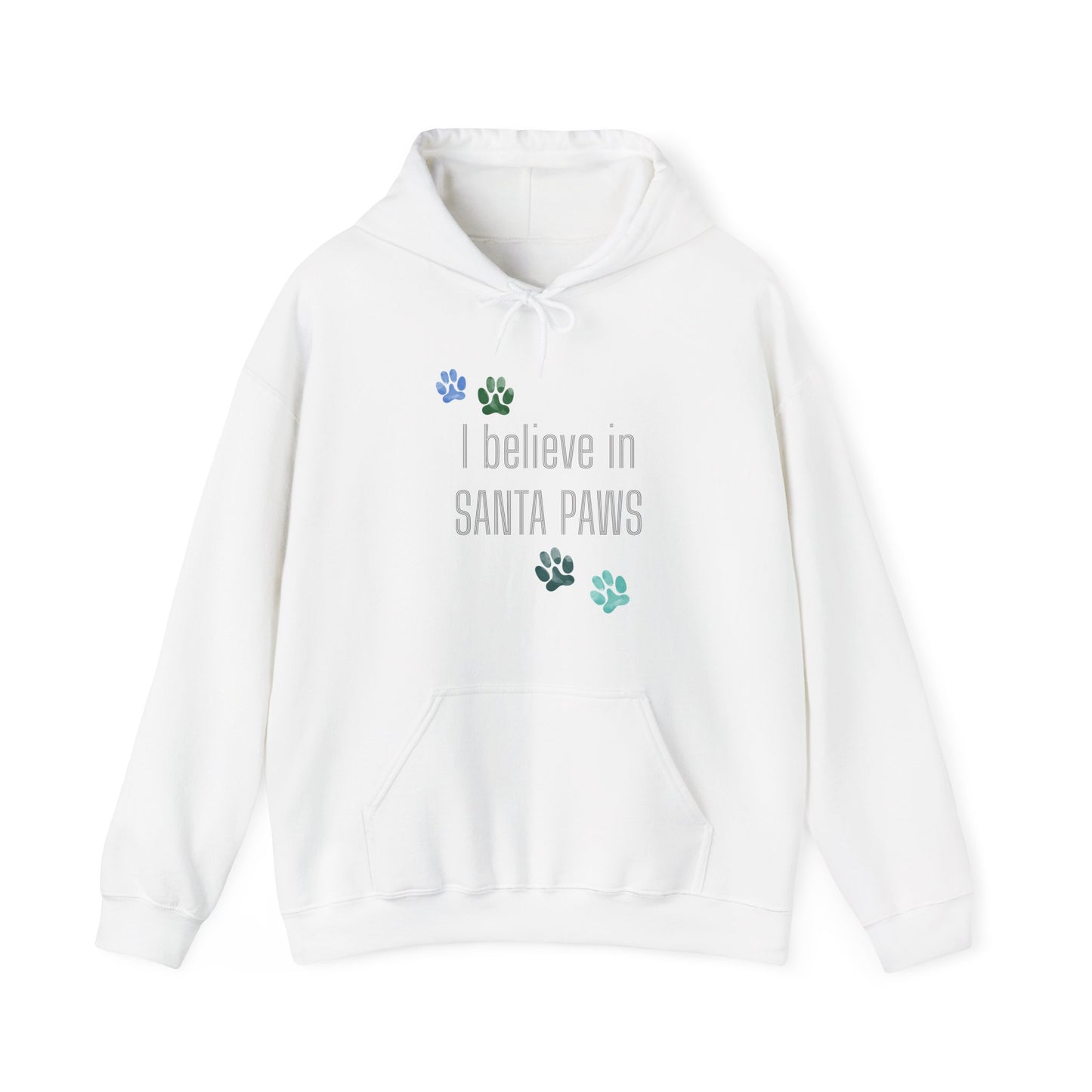 I Believe in Santa Paws Unisex Dog Lover Hoodie