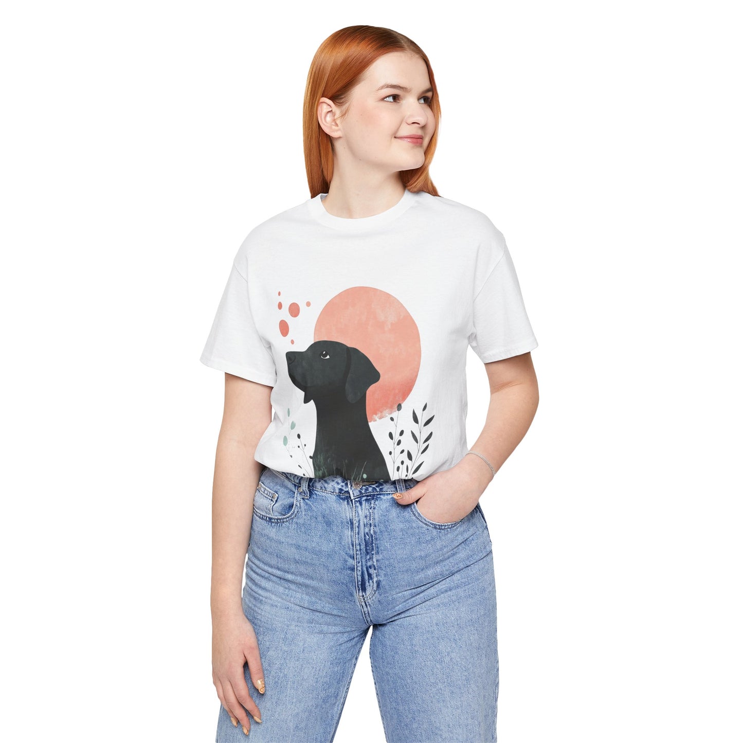 Blackmouth Cur Minimalist Moon Unisex Tee