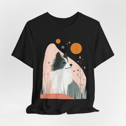 Keeshond Charm – Unisex Artistic Dog T-Shirt