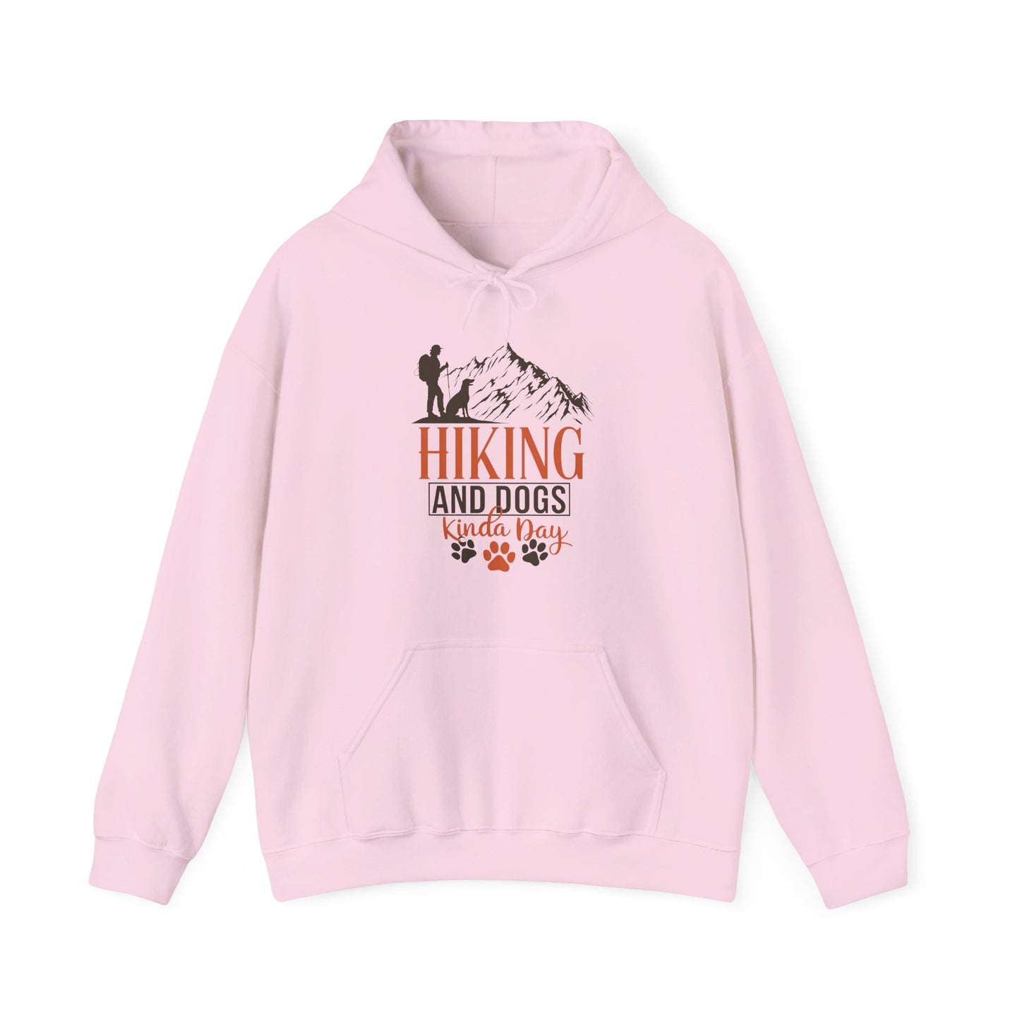 Hiking and Dogs Kinda Day Unisex Hoodie