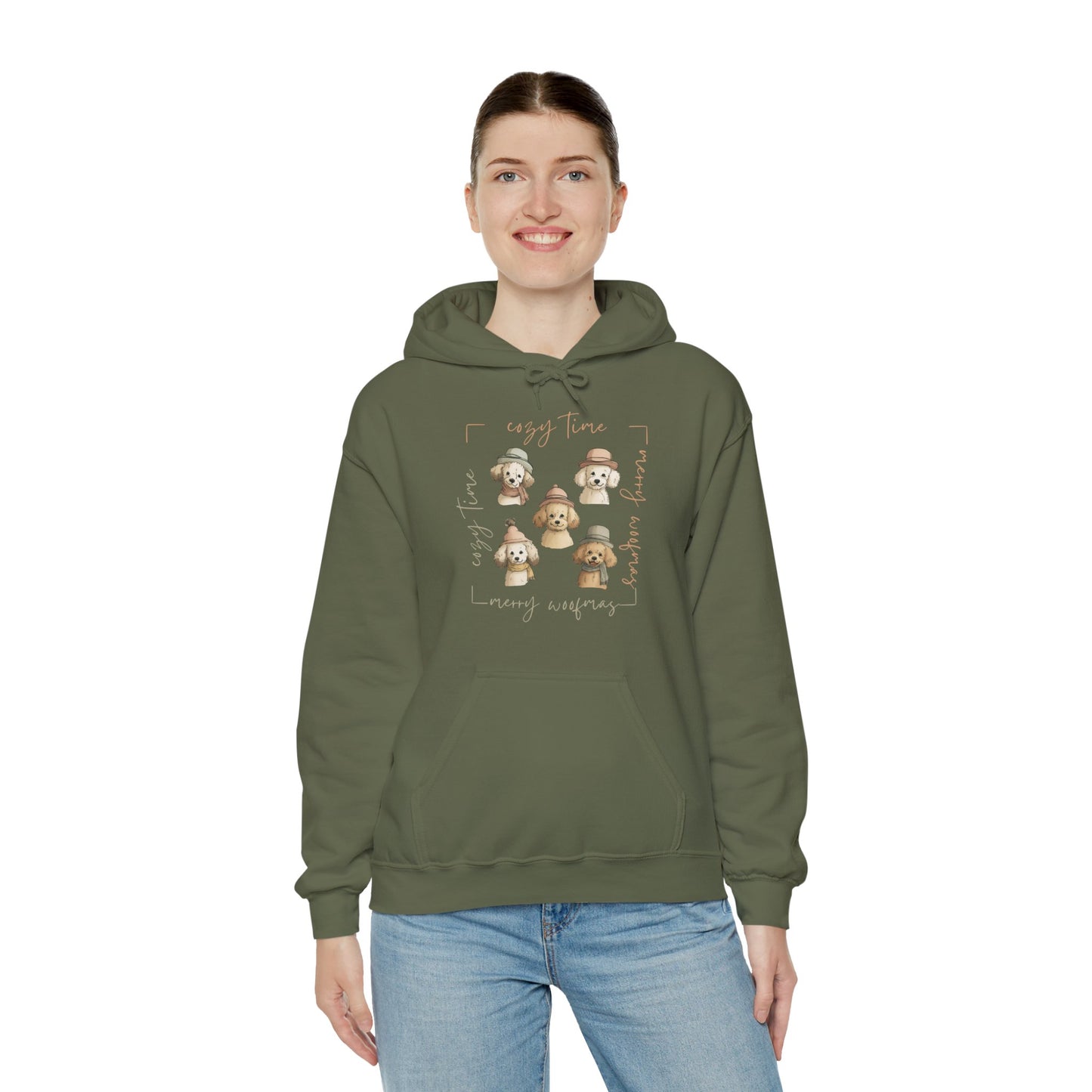 Cozy Woofmas Hoodie | Stylish Poodle Squad Sweater