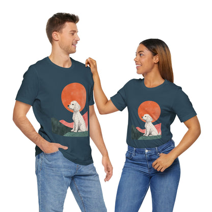 Cockapoo Minimalist Sunset Unisex Tee