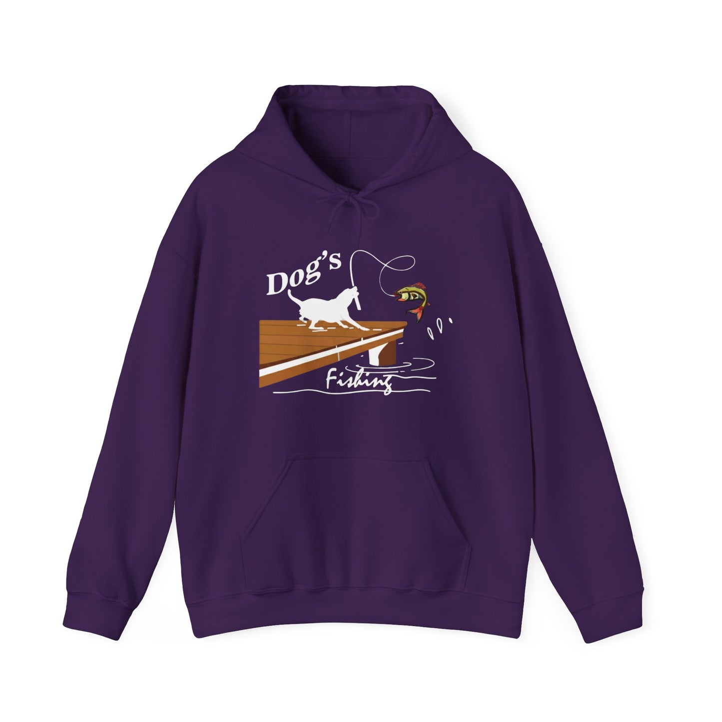 Dog's Fishing Adventure Unisex Hoodie