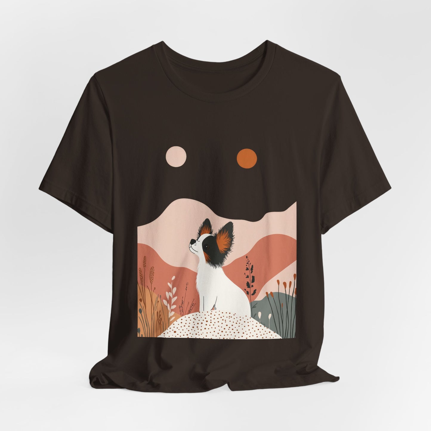 Papillon Spirit – Unisex Artistic Dog T-Shirt