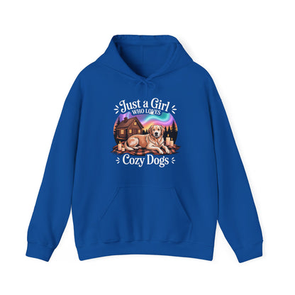 Girl Who Loves Cozy Dogs Hoodie | Cabin Life Sweater