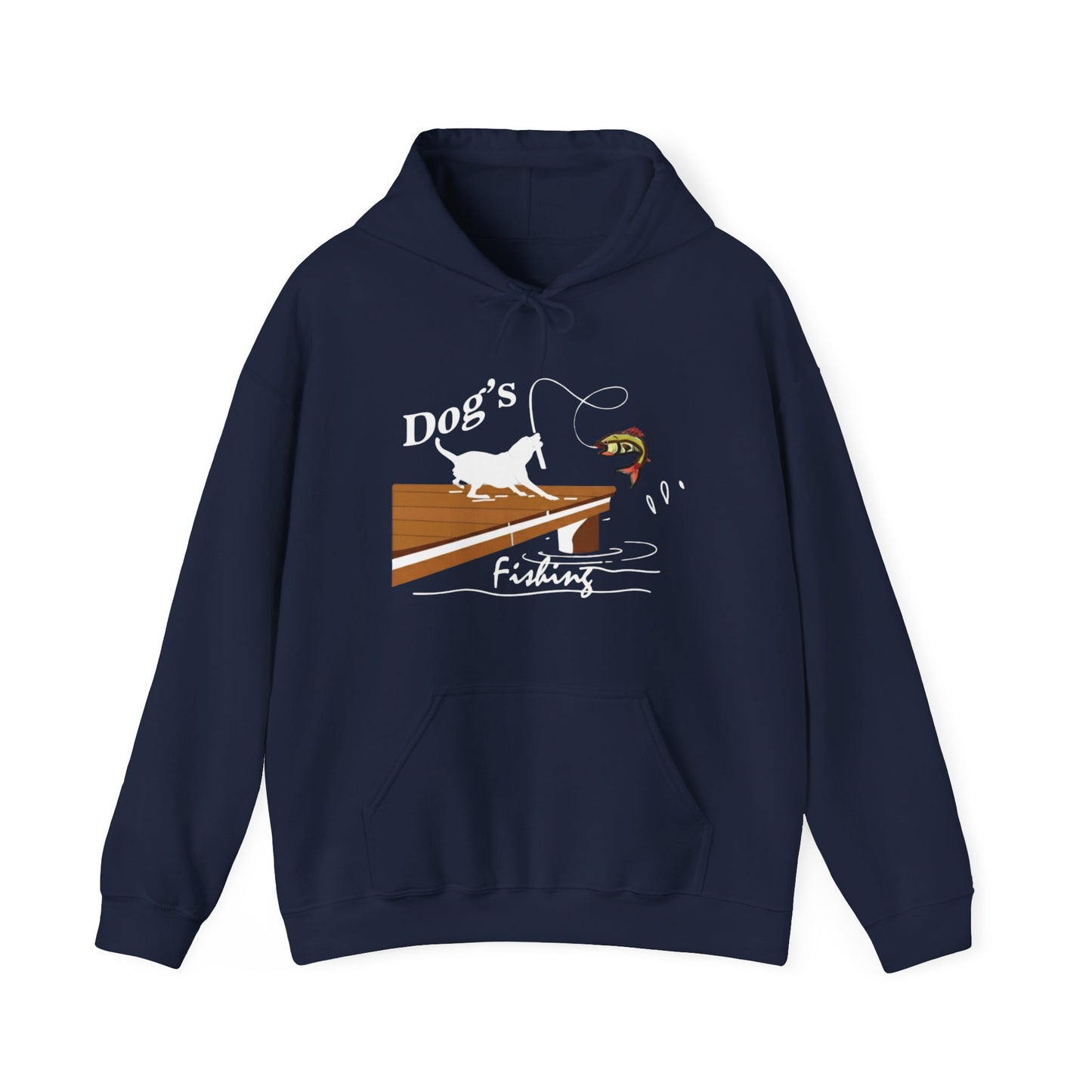 Dog's Fishing Adventure Unisex Hoodie