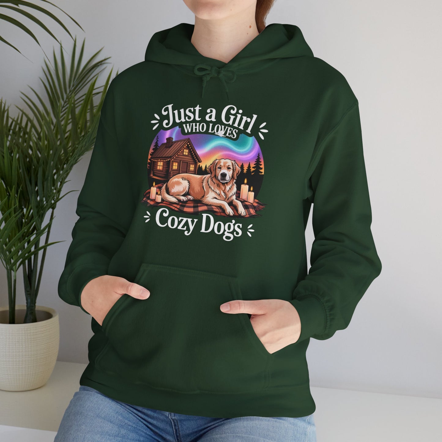 Girl Who Loves Cozy Dogs Hoodie | Cabin Life Sweater