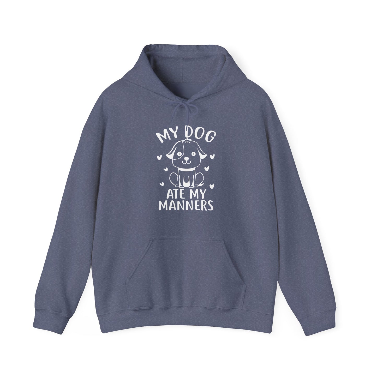 My Dog Ate My Manners - Funny Dog Lover Hoodie