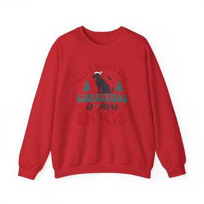 More Dogs for Christmas Sweatshirt | Funny Pet Lover Gift