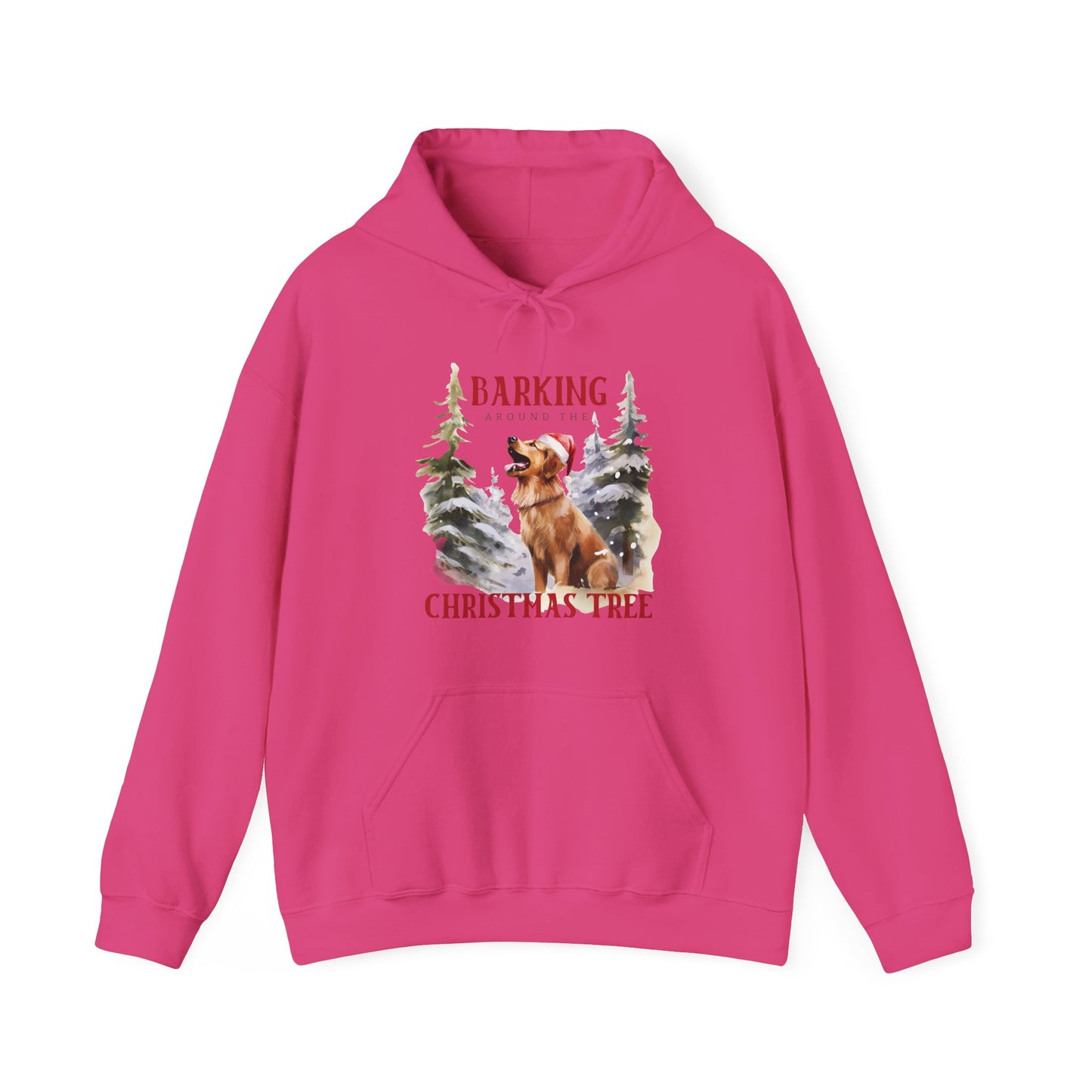 Barking Around the Christmas Tree Hoodie