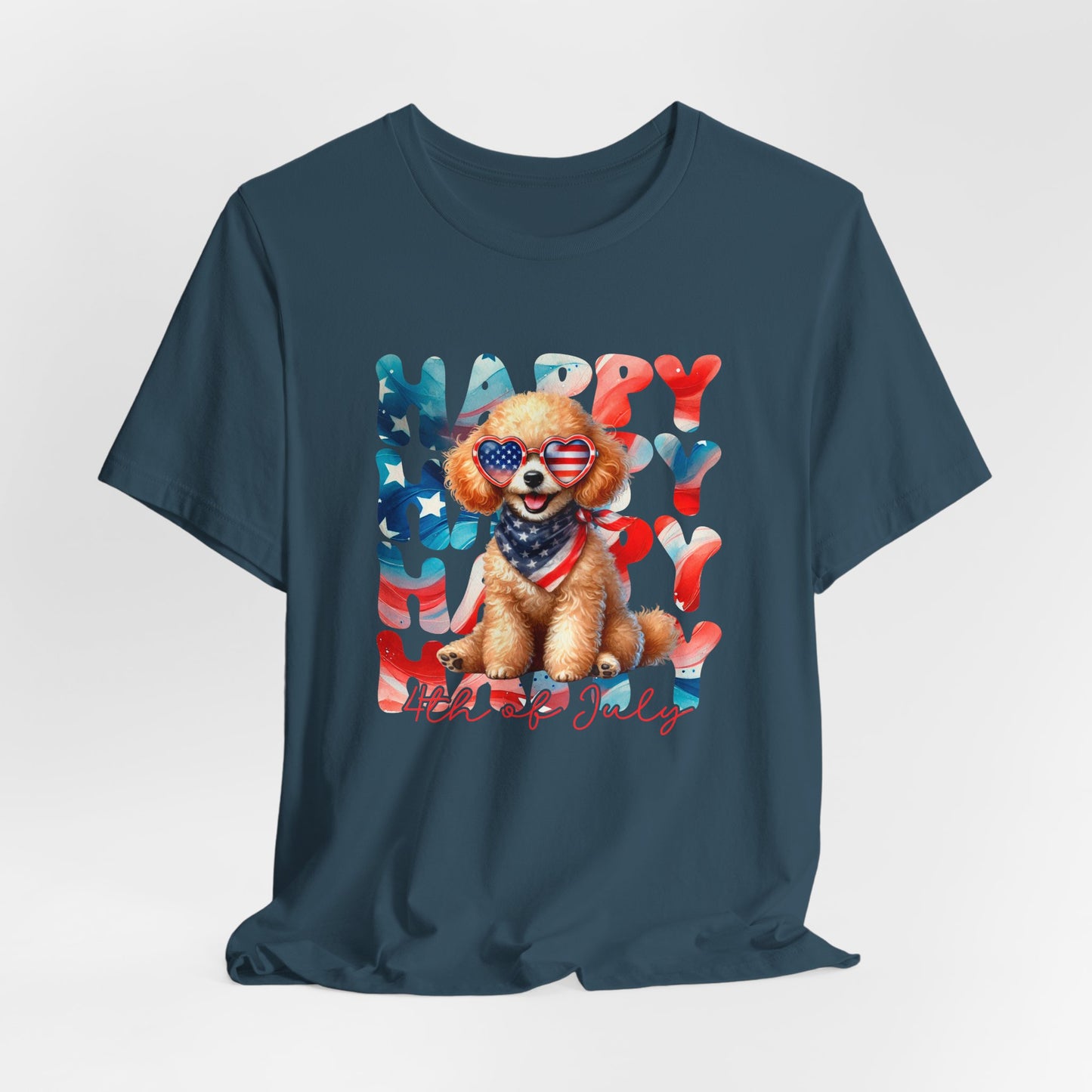 "Patriotic Pup – 4th of July Celebration Tee"