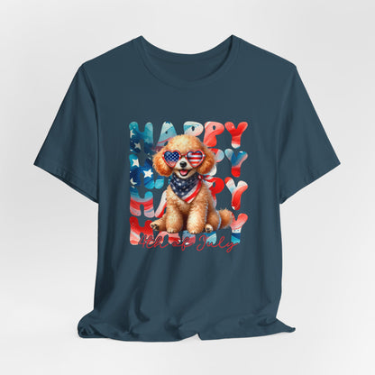 "Patriotic Pup – 4th of July Celebration Tee"