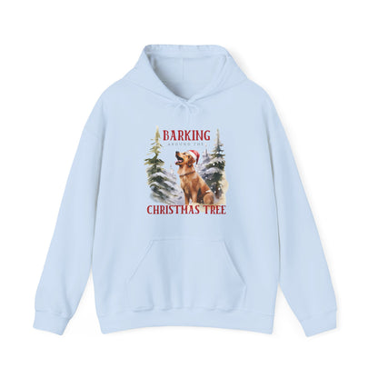 Barking Around the Christmas Tree Hoodie