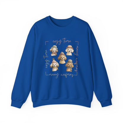 Cozy Woofmas Sweatshirt | Stylish Poodle Squad Sweater