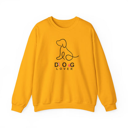 Minimalist One-Line "Dog Lover" Sweatshirt