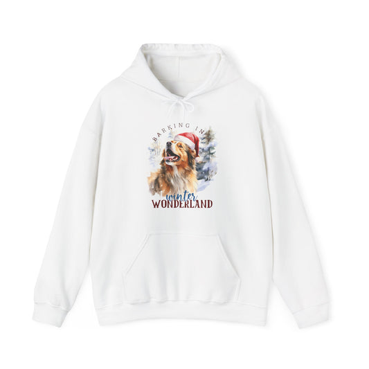Barking in a Winter Wonderland Hoodie