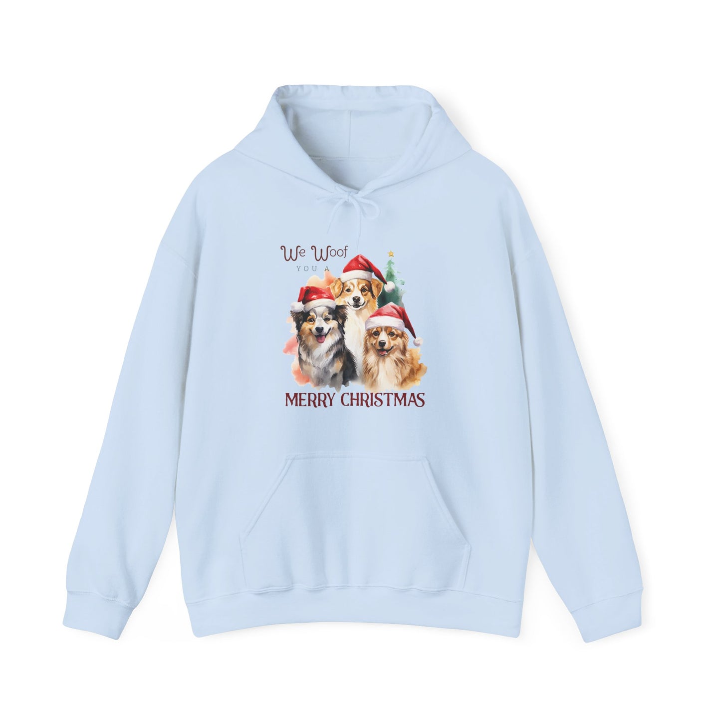 We Woof You Merry Christmas Hoodie 🎄🐾